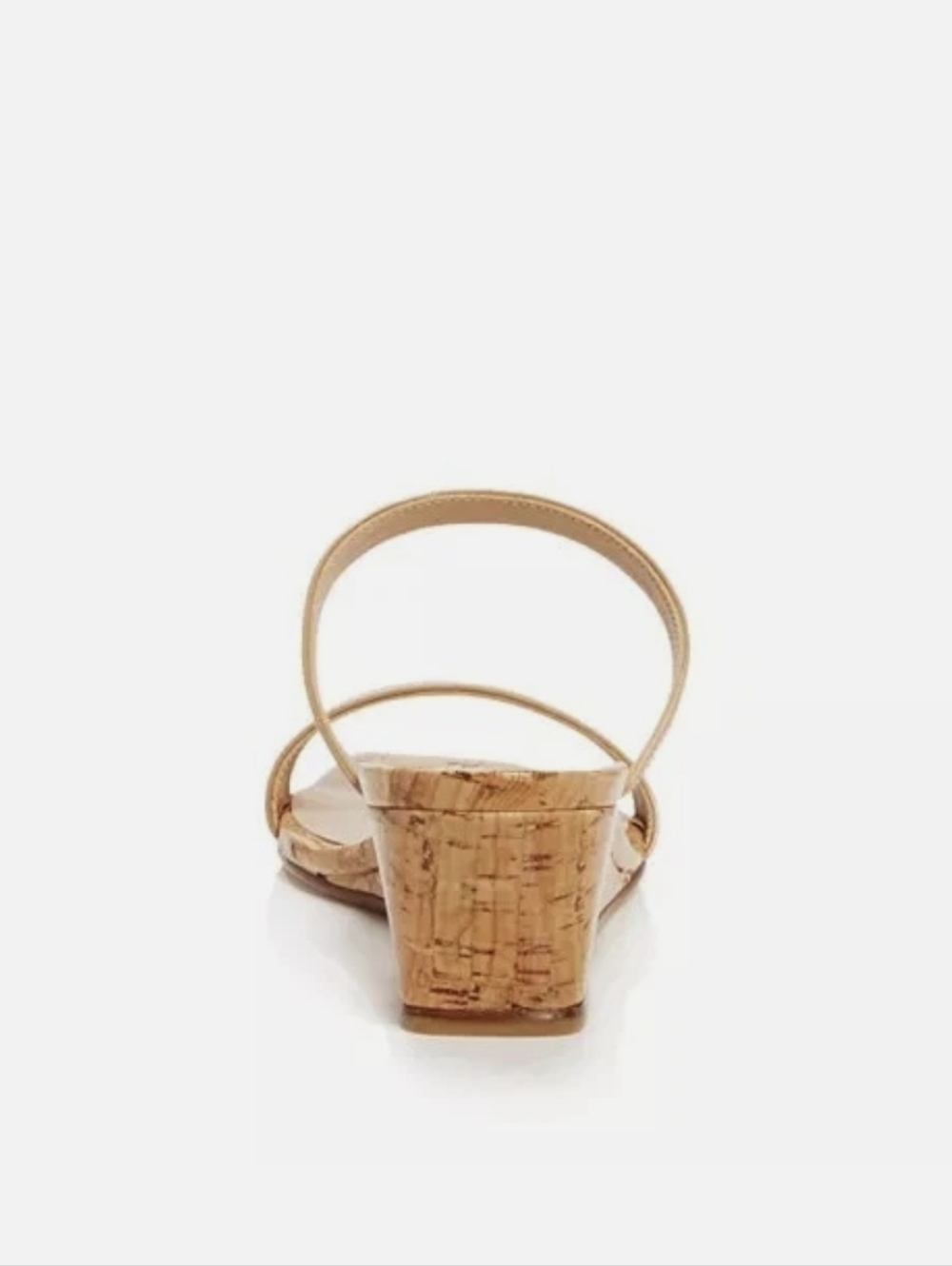 STUART WEITZMAN Womens Beige Cork Double Band Aleena Wedge Sandal 7 B MSRP $395 - Picture 6 of 16